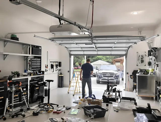 Garage door opener installation by Rock Hill Garage Door Repair in Rock Hill