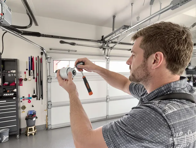 Garage door opener repair service by Rock Hill Garage Door Repair in Rock Hill