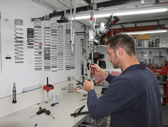 Rock Hill Garage Door Repair safety certified technician performing precision spring replacement in Rock Hill